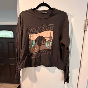 ~Zutter~ Desert Dreams Graphic Long Sleeve Tee